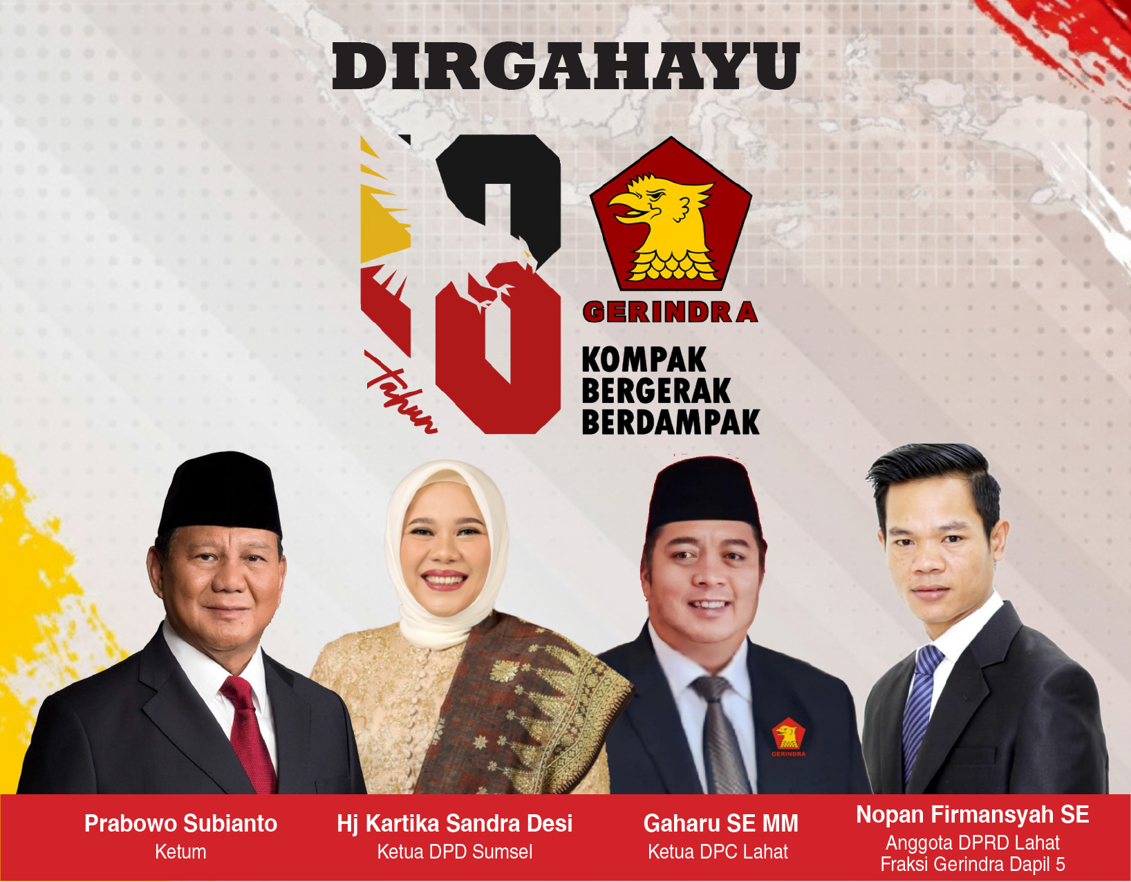 Anggota DPRD Lahat Fraksi Gerindra Dapil 5