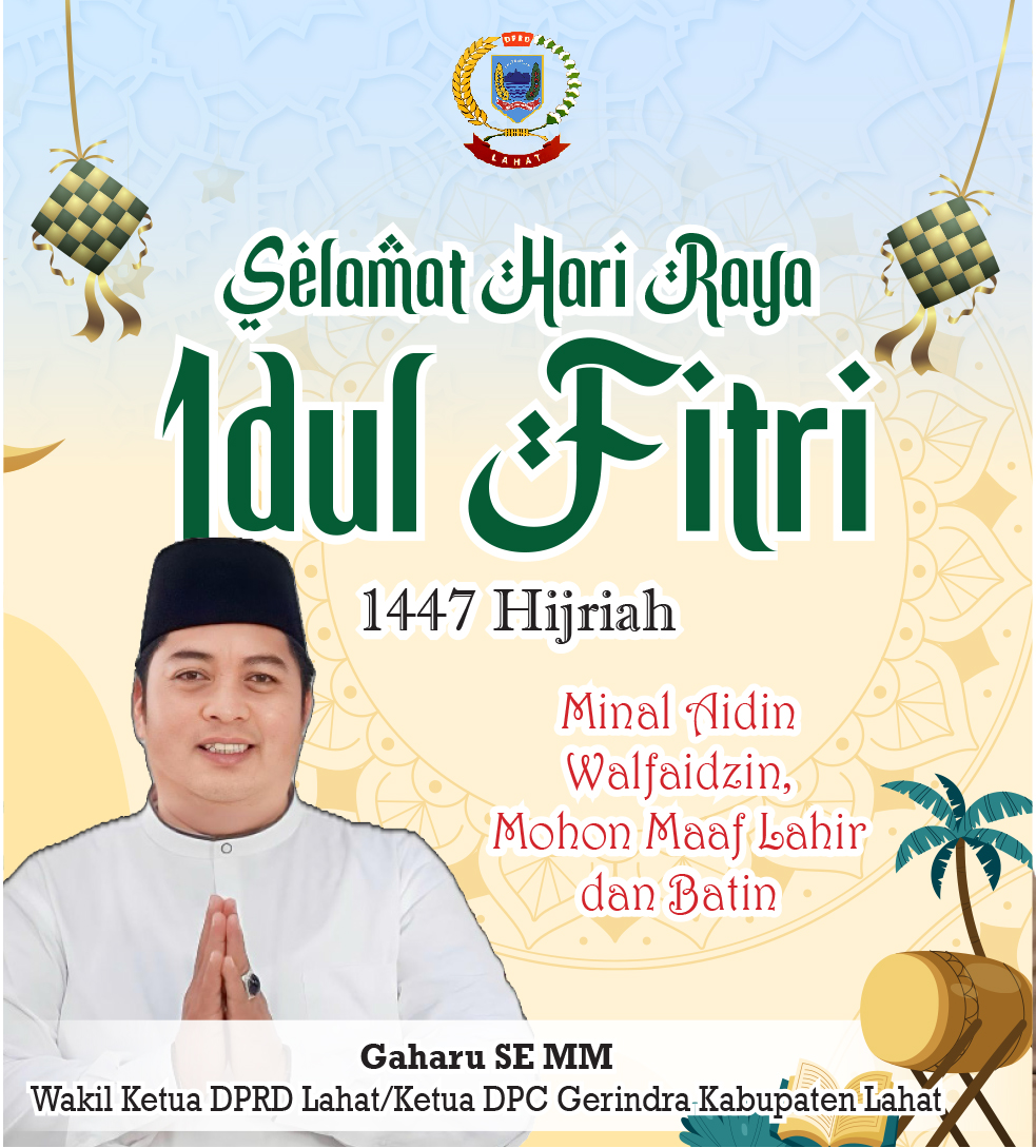 ucapan lebaran lahat 2