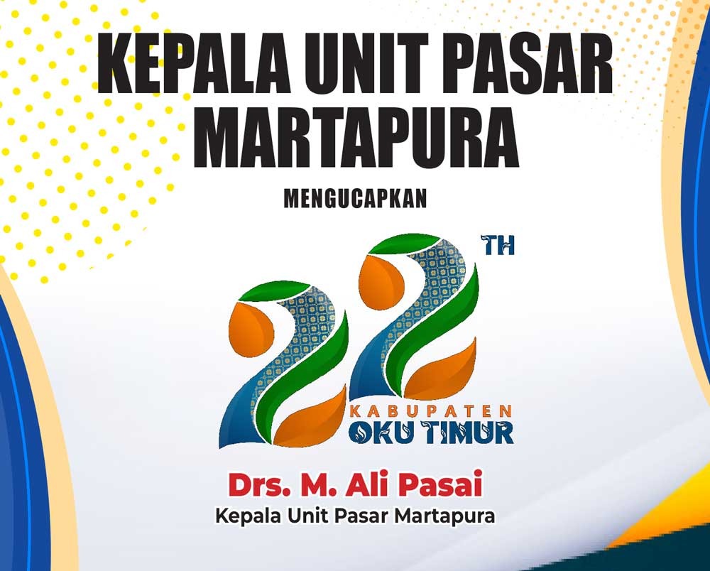 Arman kepala unit pasar martapura
