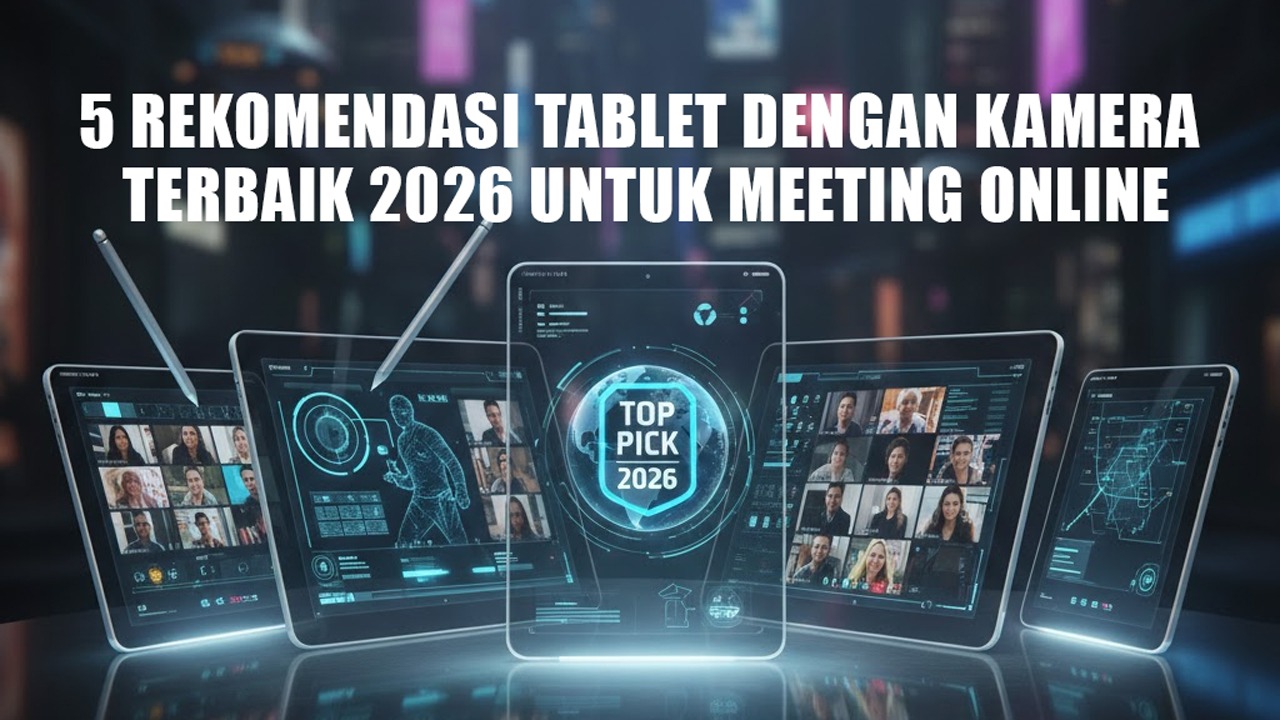 5 Rekomendasi Tablet dengan Kamera Terbaik 2026 untuk Meeting Online