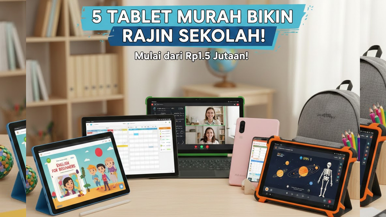 Nugas Anti-Lag! 5 Tablet Murah yang Bisa Bikin Pelajar Makin Rajin Sekolah