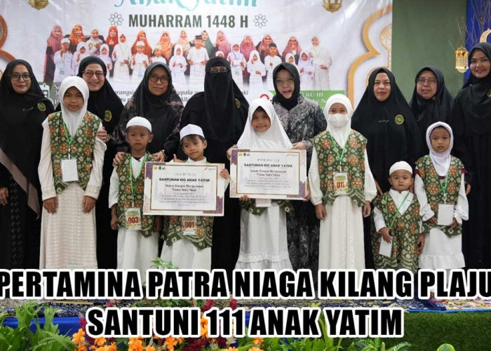 Bulan Muharram Penuh Berkah: Pertamina Kilang Plaju Santuni 111 Anak Yatim di Sekitar Wilayah Operasi
