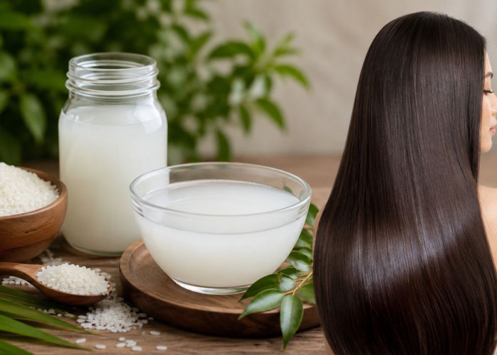 Cukup Pakai Air Beras, Rambut Lebih Halus, Rahasia Perawatan Kecantikan Alami