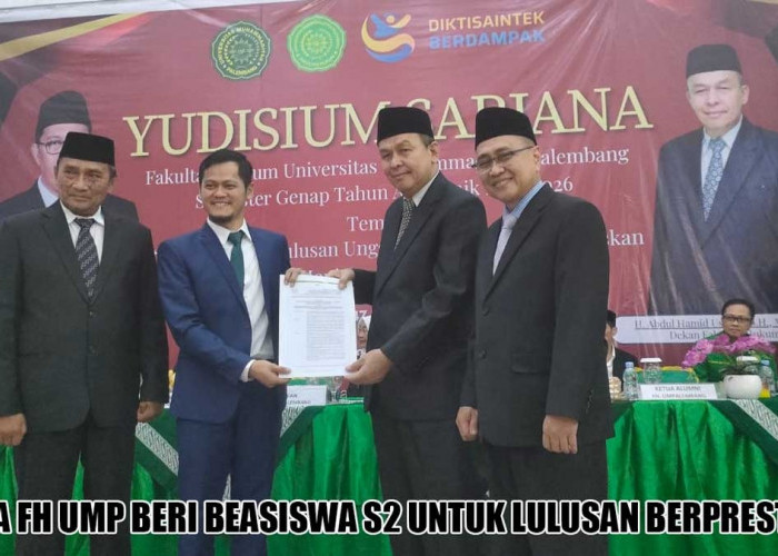 Wujud Kepedulian Alumni, IKA FH UMP Guyur Beasiswa S2 Penuh untuk Lulusan Berprestasi