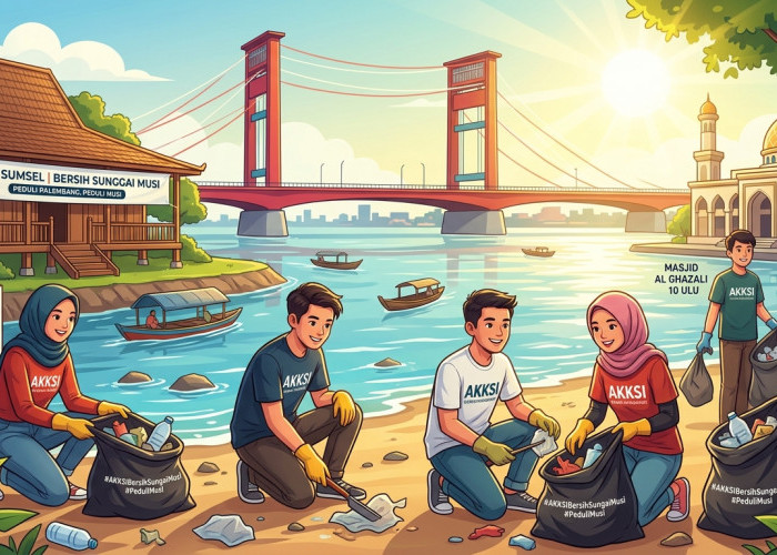 Aksi Nyata Peduli Palembang: Ramaikan Gerakan Bersih Sungai Musi Bareng AKKSI Sumsel di 10 Ulu!