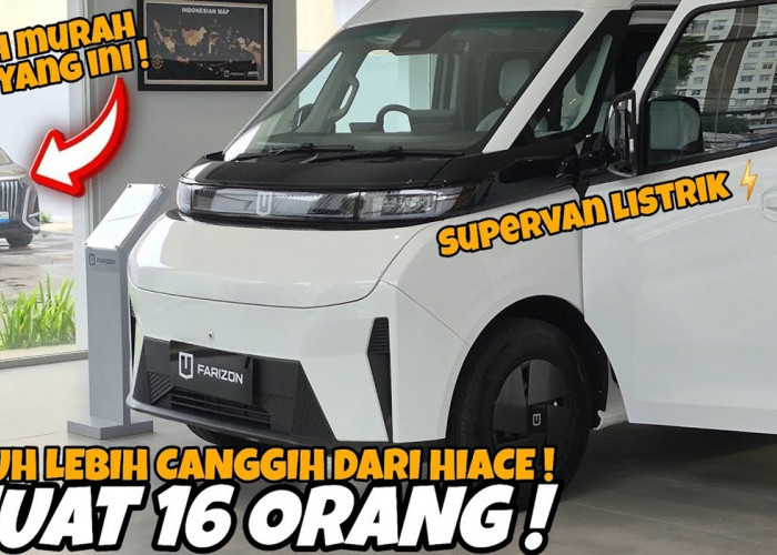 Muat Buat se-RT! Mudik Lebaran Nyaman Pakai Farizon SV, Supervan Listrik Serbaguna