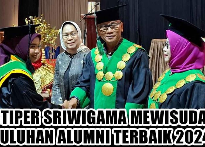 Wisuda Lulusan Terbaik dari 3 Prodi, Alumni STIPER Sriwigama Palembang Tak Mau Kalah dengan Sarjana Lain