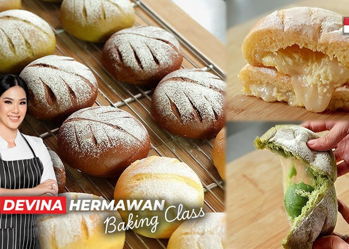 Roti Mochi Viral! Resep Roti Isi Mochi ala Chef Devina Hermawan yang Lembut & Kenyal