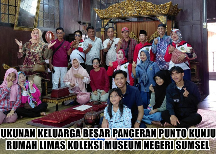 Kunjungi Museum Negeri Sumsel, Keluarga Pangeran Punto Desak Perbaikan Rumah Limas ke Menteri Kebudayaan