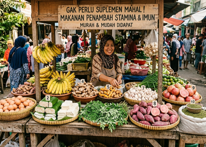 Gak Perlu Suplemen Mahal! Ini 10 Makanan Penambah Stamina dan Imun yang Murah dan Mudah Didapat di Indonesia
