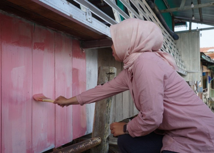 Sambut HUT Palembang ke-1343, Rumah di Tepian Sungai Musi Dipercantik