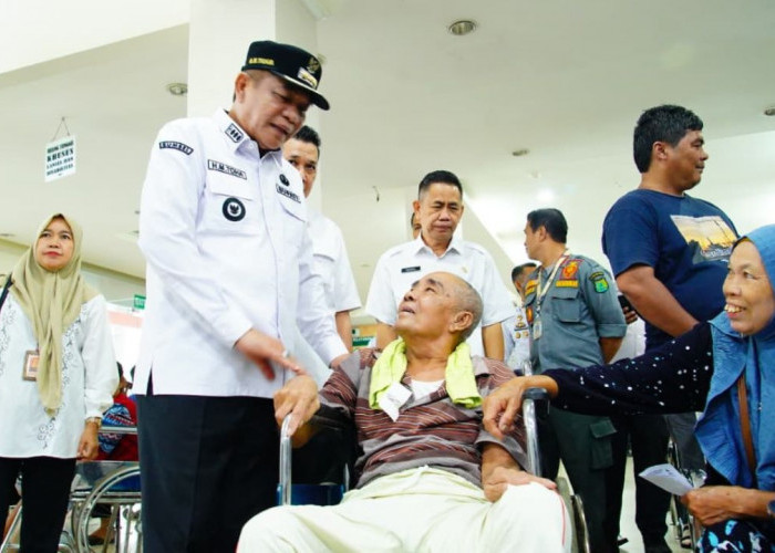 Hari Pertama Masuk Kerja, Bupati Muba Cek Pelayanan Publik
