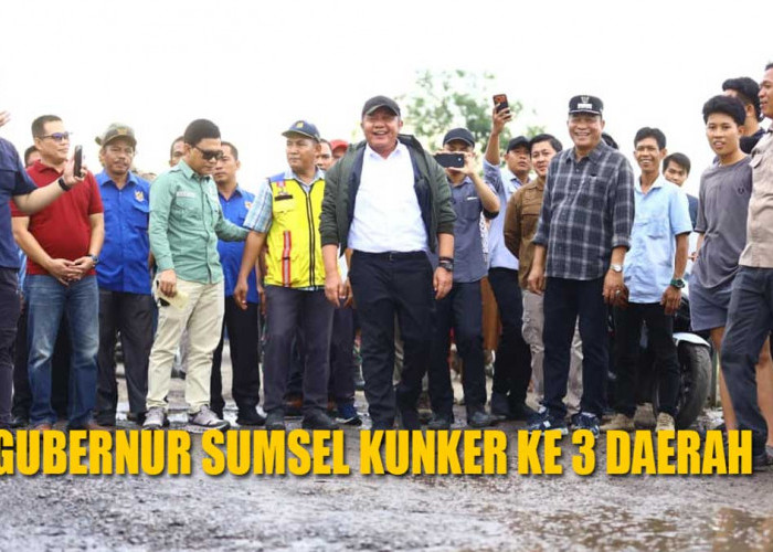 Gubernur Herman Deru Tetap Turun Lapangan di Hari Libur, Sehari Kunjungi 3 Kabupaten dan Kota di Sumsel