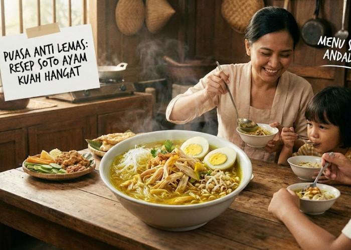 Puasa Anti Lemas Sepanjang Hari: Resep Soto Ayam Kuah Hangat yang Gurih dan Bisa Jadi Menu Andalan Sahur Kamu