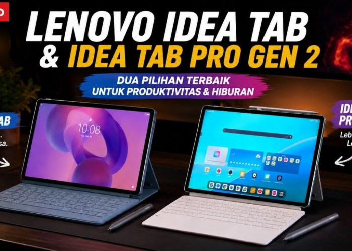 Lenovo Idea Tab Plus Hadir dengan Layar 2,5K dan Baterai 10.200 mAh + AI, Mulai Rp6,2 Juta!