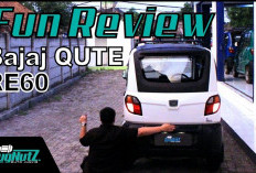 CUMA 50 JUTA! Bajaj Qute RE60, Kendaraan Listrik Quadricycle yang Efisien dan Ramah Lingkungan