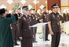 5 Kajari di Sumsel Resmi Dilantik, Tekankan Disiplin dan Profesionalisme