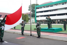 Diikuti Prajurit dan PNS, Kodam II Sriwijaya Laksanakan Upacara Rutin