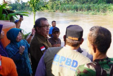Sungai Enim Meluap! 4 Desa Terkepung Banjir, Pj Bupati Ahmad Rizali Malah Khawatirkan Hal ini