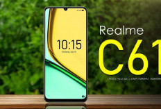 Realme C61 Rilis di Indonesia, HP Tahan Banting Hanya 1 Jutaan, Ini Spesifikasinya 