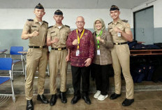 Sekda Muhsin Temui 3 Praja IPDN asal Ogan Ilir di Jatinangor, Ini Pesannya