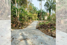 Akses Jalan Lingkar Panjang 143 Meter Desa Sirah Pulau Lahat Kelar, Kira-kira Buat Apa Ya