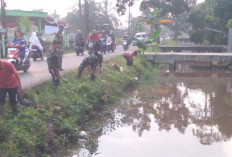 Wah! Danramil Sako Ikut Gotong Royong Tingkat Kota Palembang, Inilah Sosoknya
