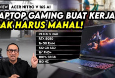 Gaming Kenceng, Nyari Duit Kenceng, Harga Lebih Terjangkau! Review Acer Nitro V 16S AI