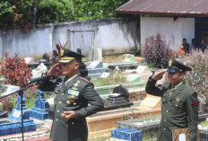 Tunai Sudah Bhakti, Dandim Lubuklinggau Pimpin Upacara Pemakaman Militer Prajurit