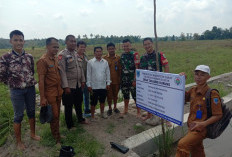 MONCER, Desa Tanjung Kurung Lahat Bangun Hamparan Sirtu Sawah dan Cor Beton ke Kebun