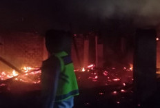 Rumah Terbakar di Lebung Bandung Ogan Ilir, Kerugian Lebih Kurang Rp 300 Juta