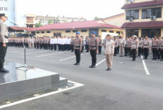 Pimpin Apel Pagi di Mapolda Sumsel, Ini Penekanan Kabiddokkes Polda Sumsel ke Personel