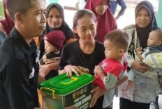 Dalam Kegiatan TMMD ke-128 Kodim Lahat, Kepala Desa Lubuk Tampang Salurkan Batuan Sembako, Ini Sosoknya