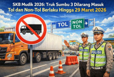 SKB Mudik 2026, Truk Sumbu 3 Dilarang Masuk Tol dan Non-Tol Berlaku Hingga 29 Maret 2026
