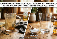 Cuma Modal Bahan Dapur Ini, Gelas Bekas Teh yang Buluk Auto Kinclong Lagi Tanpa Perlu Digosok Kuat-Kuat
