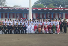 Khidmat Dandim 0405/Lahat Hadiri Detik-detik Proklamasi Kemerdekaan RI ke-80, Ini Pesannya