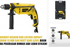 Nikmati Diskon Bor Listrik Impact Krisbow 13 Mm 500 Watt dari AZKO, Bikin Semua Pekerjaan Rumah Lebih Efisien