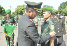 Ada Upacara Korps Raport di Kodim Tulang Bawang, Sosok Pimpinan Ini Memimpinya