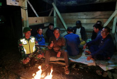 Api Unggun Membara, Bakar Semangat Babinsa 405-09 Kota Agung Laksanakan Mitigasi Kolaborasi 