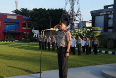 Pimpin Apel Perdana, Ini Instruksikan Wakapolda Sumsel Kepada Personel