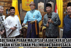 Rombongan Kesultanan Perak Malaysia Temui SMB IV di Istana Adat Kesultanan Palembang Darussalam, Bahas Apa Ya?