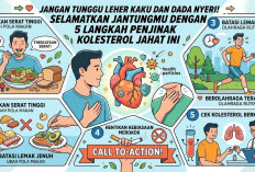 Jangan Tunggu Leher Kaku dan Dada Nyeri! Selamatkan Jantungmu dengan 5 Langkah Penjinak Kolesterol Jahat Ini