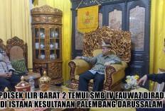 Simak Baik-Baik! Ini Tujuan Kapolsek Ilir Barat 2 Temui SMB IV di Istana Adat Kesultanan Palembang Darussalam