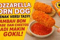 Mozzarella Corn Dog Terenak Versi Tasyi, Tambah Bon Cabe dan Cheetos Jadi Makin Gokil!
