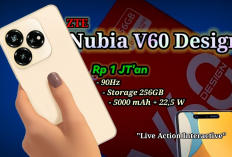 ZTE Nubia V60 Design, HP Sejutaan dengan Kualitas Berkelas 