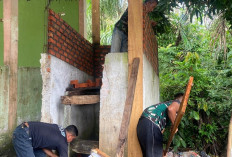 Pembangunan MCK di Titik 1 Program TMMD Kodim Lahat Dikebut, Ini Buktinya