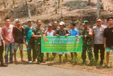 Danramil Pulau Pinang Patroli Terpadu Karhutla, Warga Diminta Jangan Bakar Hutan