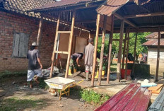 Rumah di Desa Lubuk Tampang Ini Dapatkan Perhatian Melalui Sasaran Program TMMD ke-128 Kodim Lahat