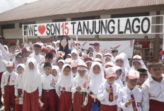 Thamrin Group Bantu SD Negeri 15 Tanjung Lago Banyuasin Demi Tingkatkan Kualitas Pendidikan