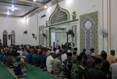 Disiplin Tanpa Batas, Satgas TMMD Kodim Basel Konsisten Apel Pagi-Malam dan Tarawih Berjamaah
